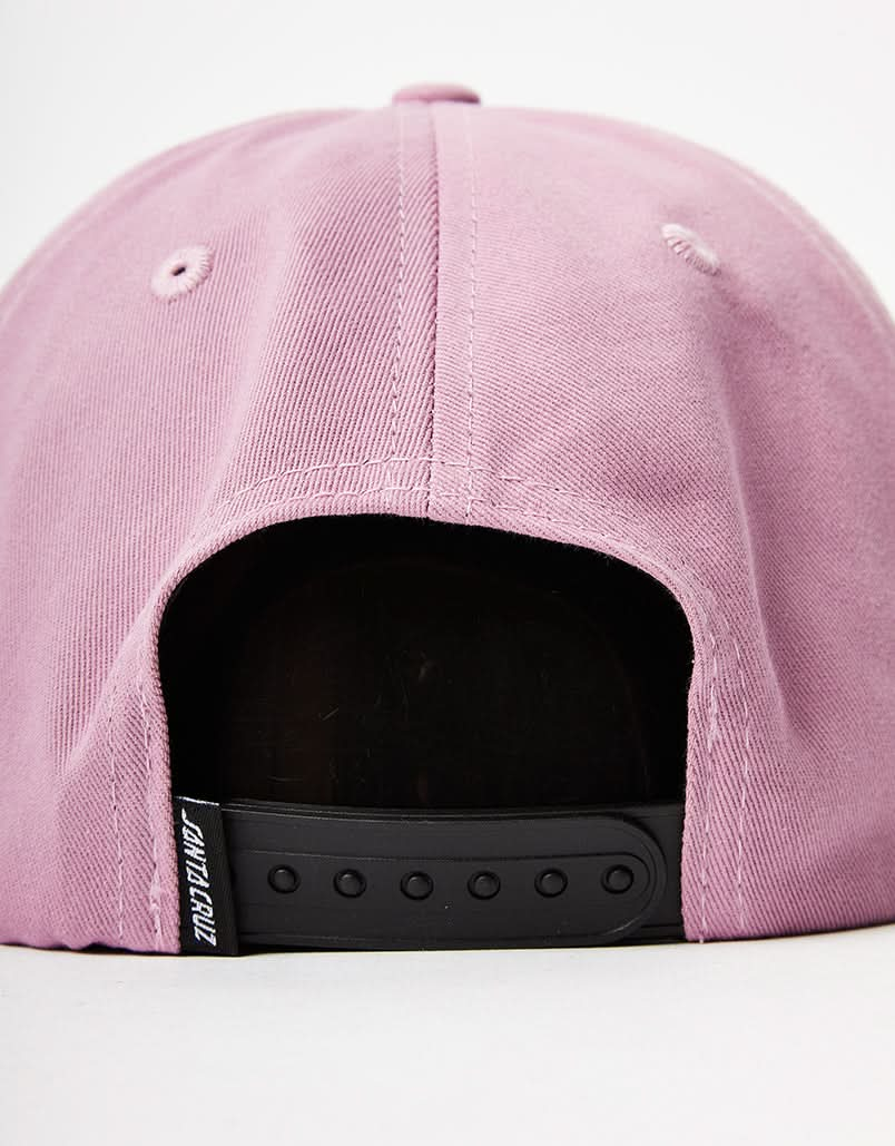 Santa Cruz Melting Hand Snapback Cap – Dusty Rose