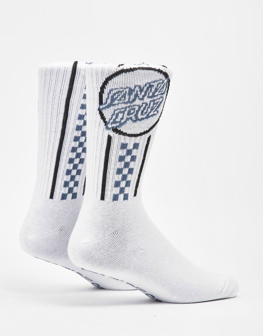 Santa Cruz Breaker Opus Dot Sock - White