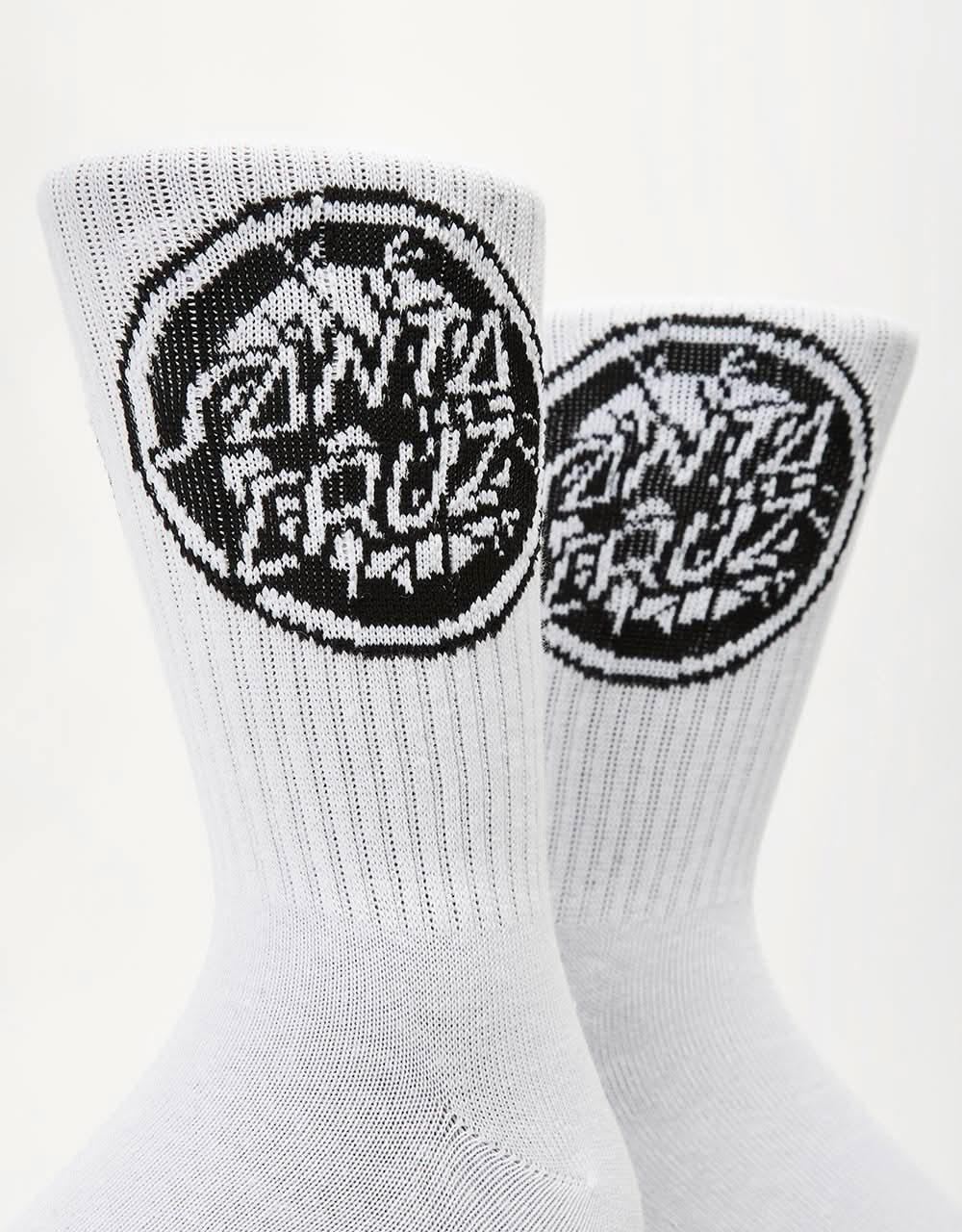 Santa Cruz Rob Target Socken – Weiß