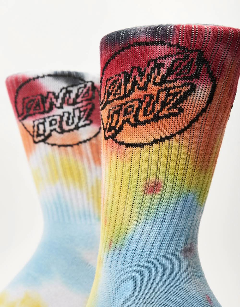 Calcetines Santa Cruz Opus Dot - Black Rainbow