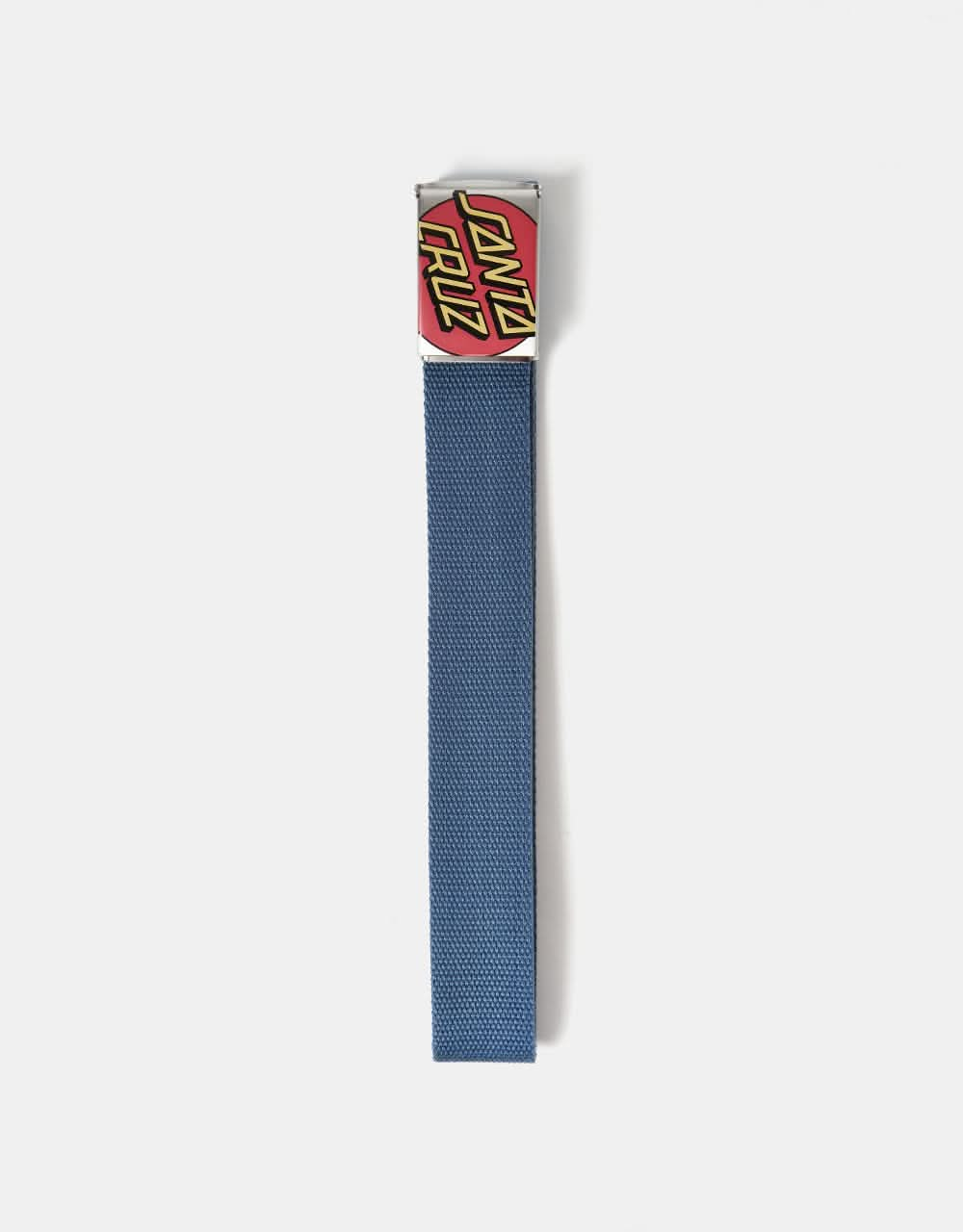 Santa Cruz Crop Dot Web Belt - Dusty Blue