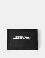 Santa Cruz Strip Panel Wallet - Black