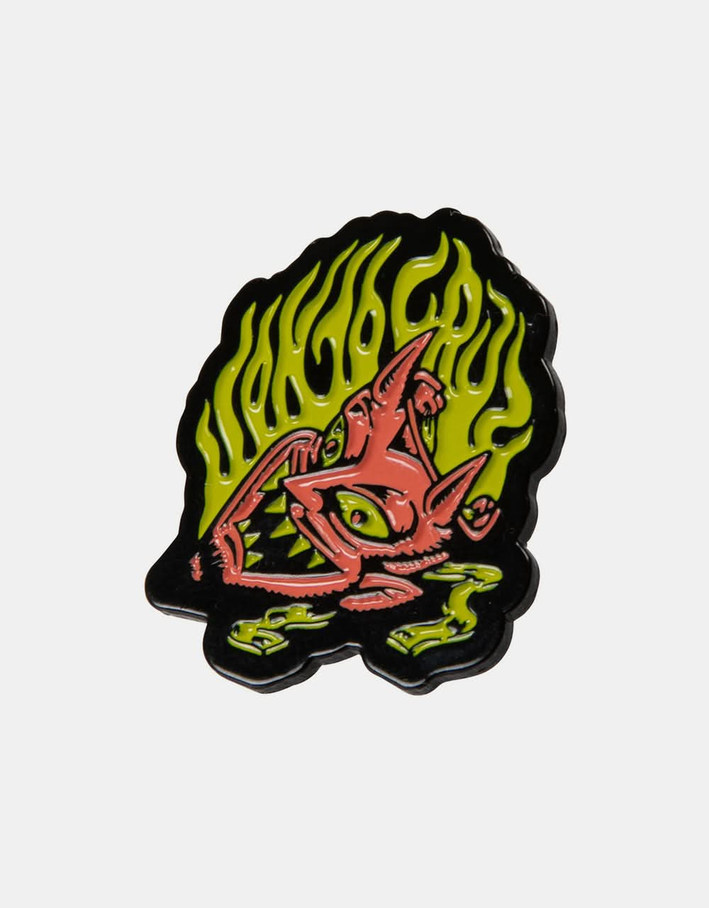 Santa Cruz Delfino Devil Mask Pin Badge - Multi