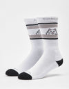 RIPNDIP Peeking Nermal Socks - White