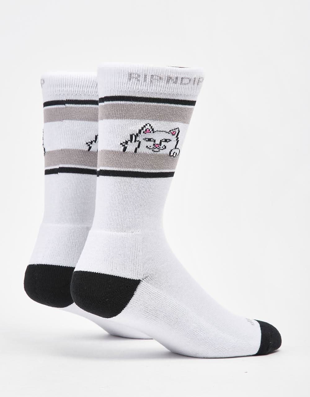 RIPNDIP Peeking Nermal Socks - White