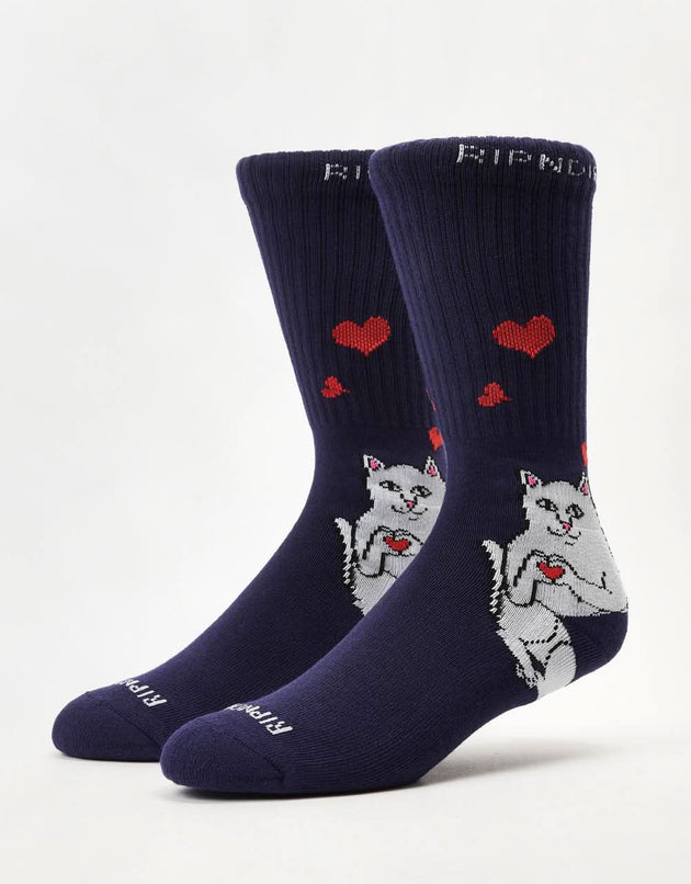 RIPNDIP Nermal Loves Socken – Marineblau