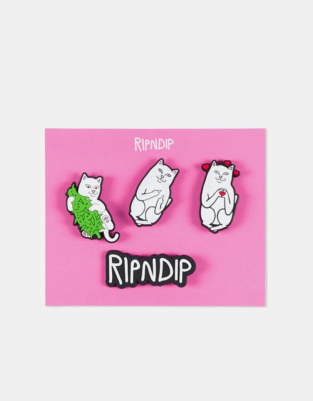 RIPNDIP Nerm Gang Schuhanhänger, 4er-Pack – Mehrfarbig