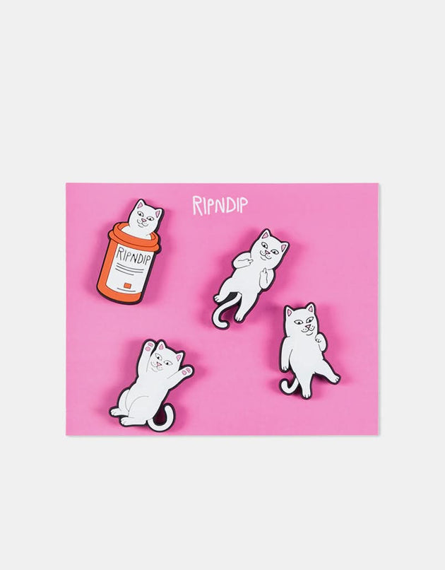 Paquete de 4 colgantes para zapatos Nerm Pills de RIPNDIP - Multicolor