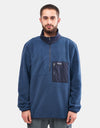 Patagonia Microdini 1/2 Zip Pullover Fleece - Tidepool Blue