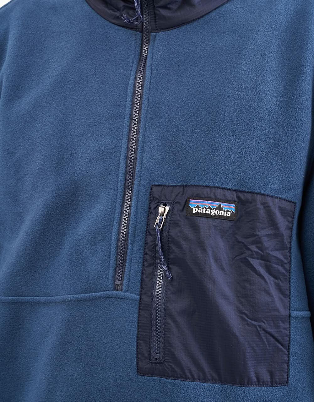 Patagonia Microdini 1/2 Zip Pullover Fleece - Tidepool Blue