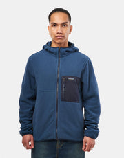 Fleece s kapucí Patagonia Microdini - Tidepool Blue