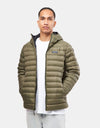 Patagonia Down Sweater Hooded Jacket - Basin Green