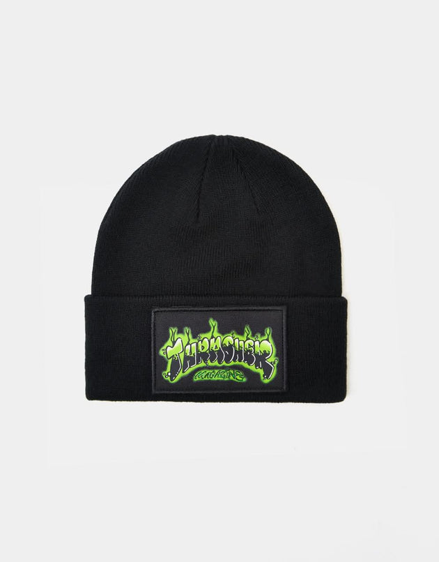 Gorro Thrasher Airbrush Patch - Negro