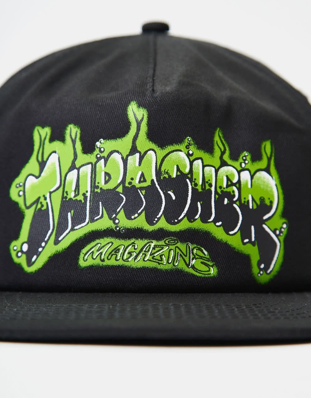 Thrasher Airbrush Snapback Cap - Black