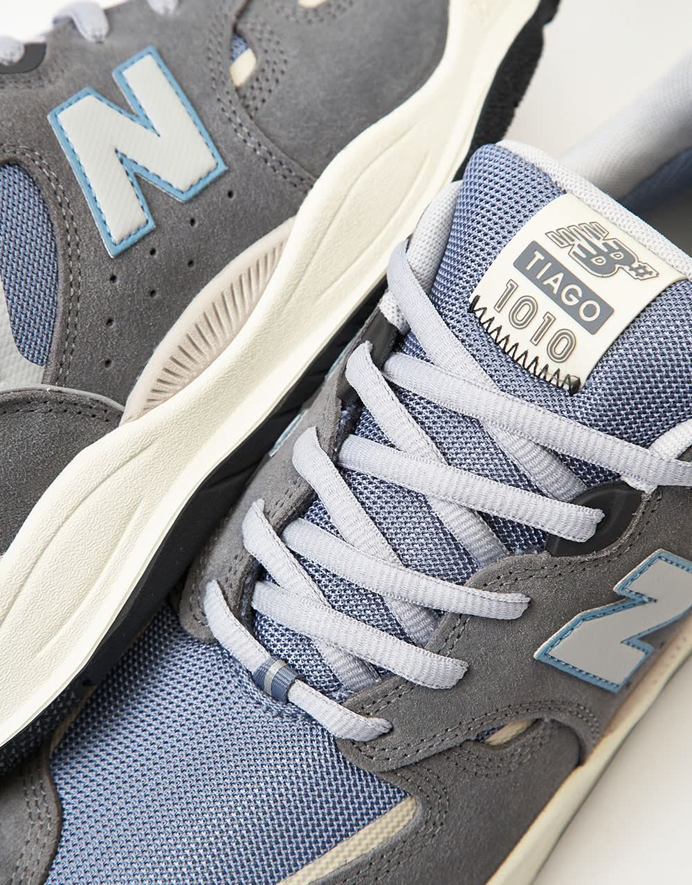 New Balance Numeric Tiago Lemos 1010 Skate Shoes - Grey/Aqua