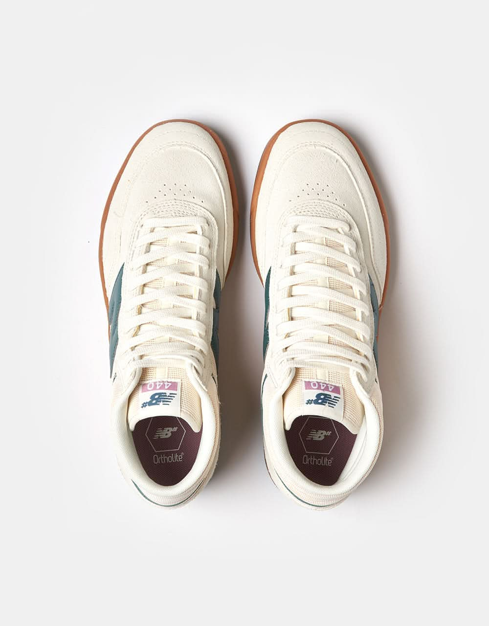 New Balance Numeric 440 High V2 Skate Shoes - Sea Salt/Spruce