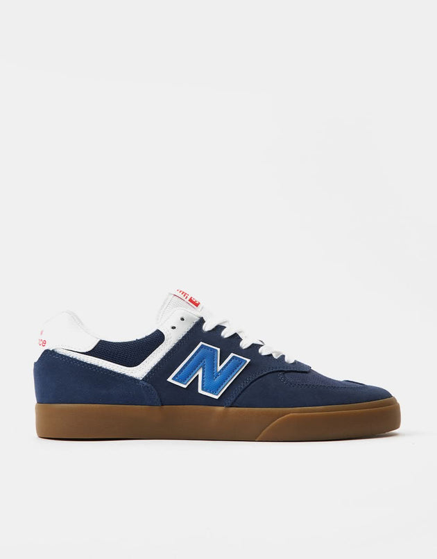 Chaussures de skate New Balance Numeric 574 Vulc - Marine/Gomme