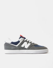 Chaussures de skate New Balance Numeric 574 Vulc - Gris/Blanc