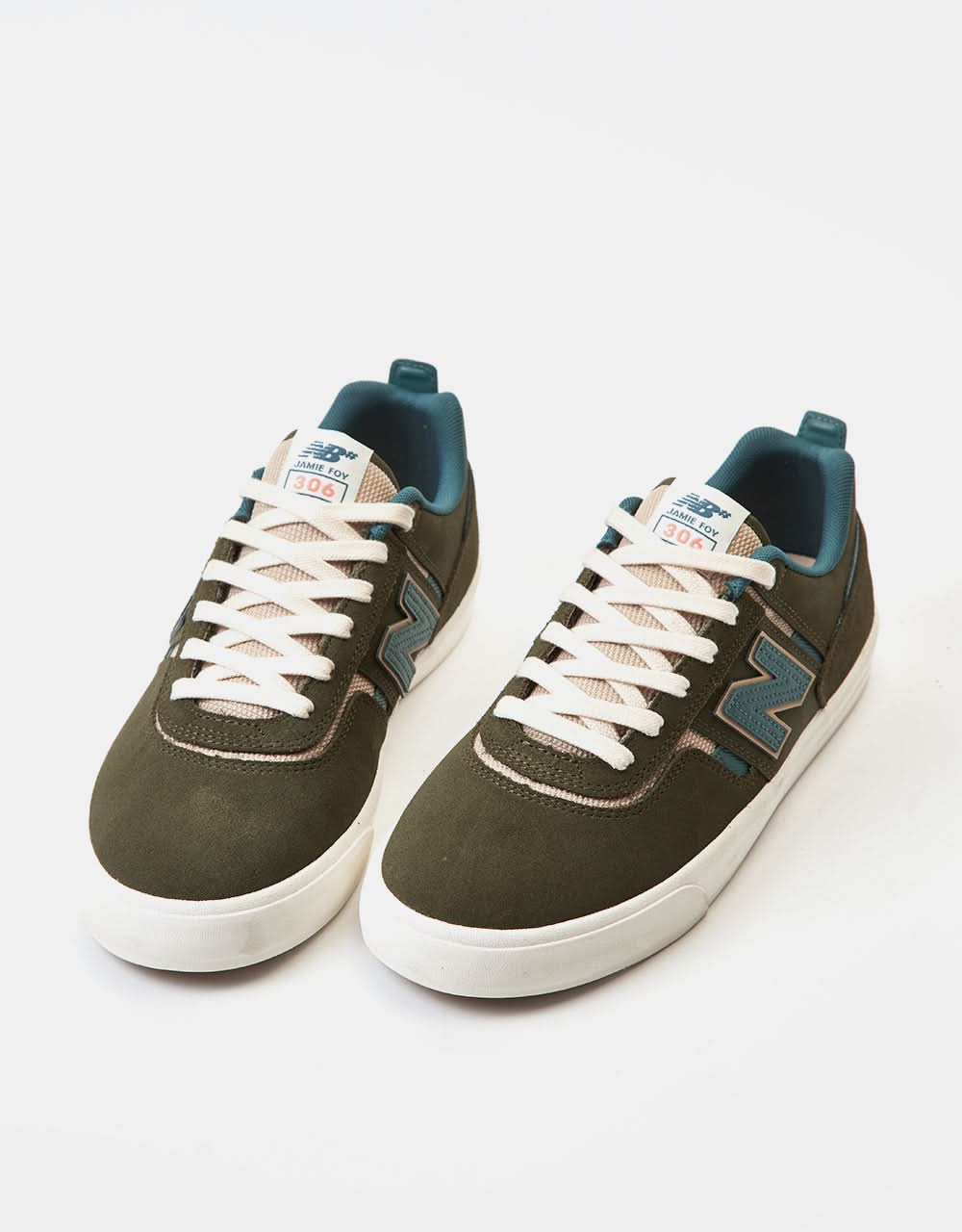 New Balance Numeric Jamie Foy 306 Skate Shoes - Dark Olive/Spruce