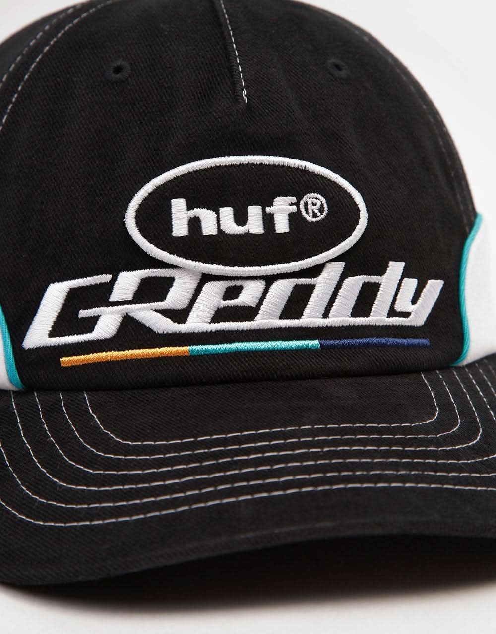 HUF x Greddy Racing Team Hat - Black