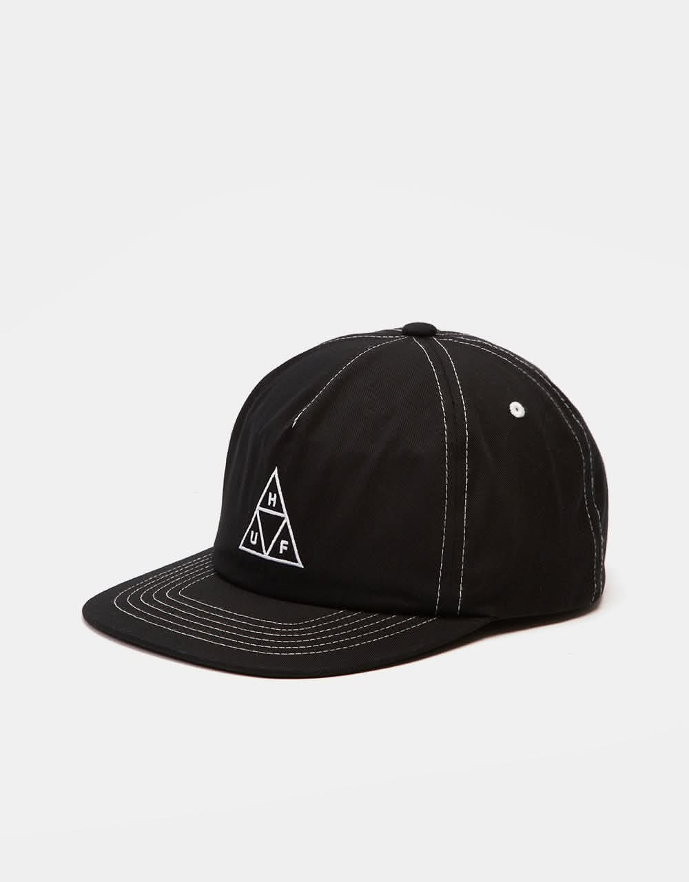 HUF Triple Triangle Snapback Cap - Black/White