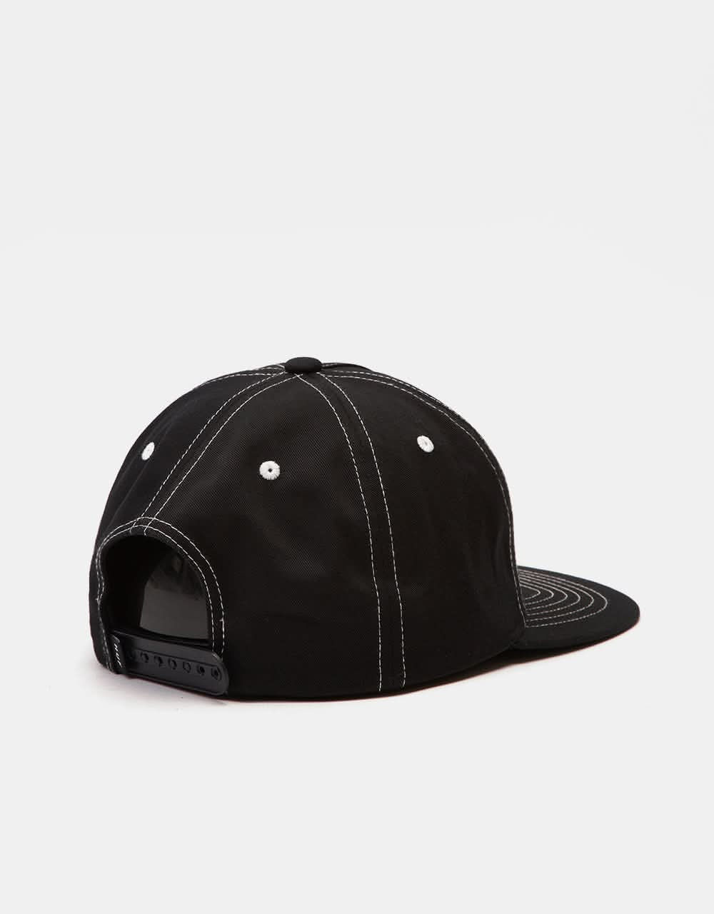 HUF Triple Triangle Snapback Cap - Black/White