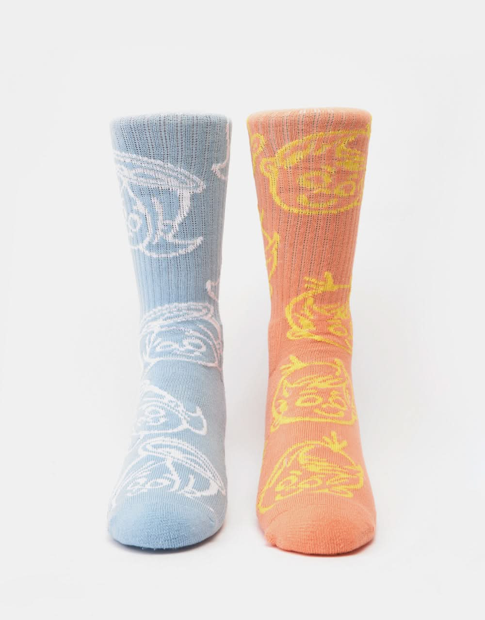 HUF Good N Evil Crew Socken – Mehrfarbig