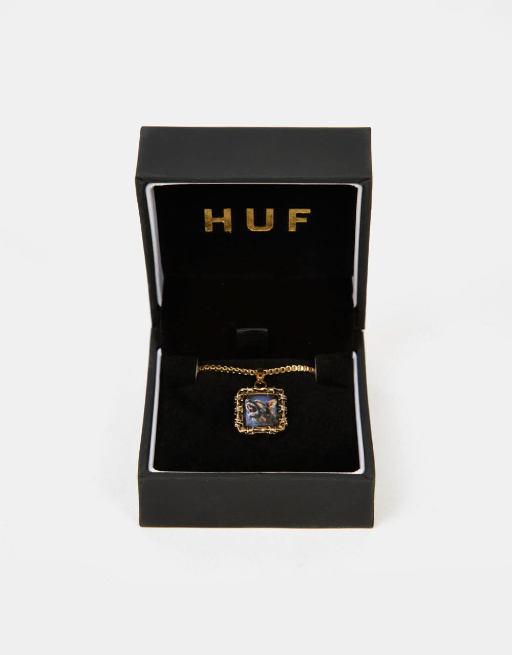 HUF Barbed Wire Pendant - Gold