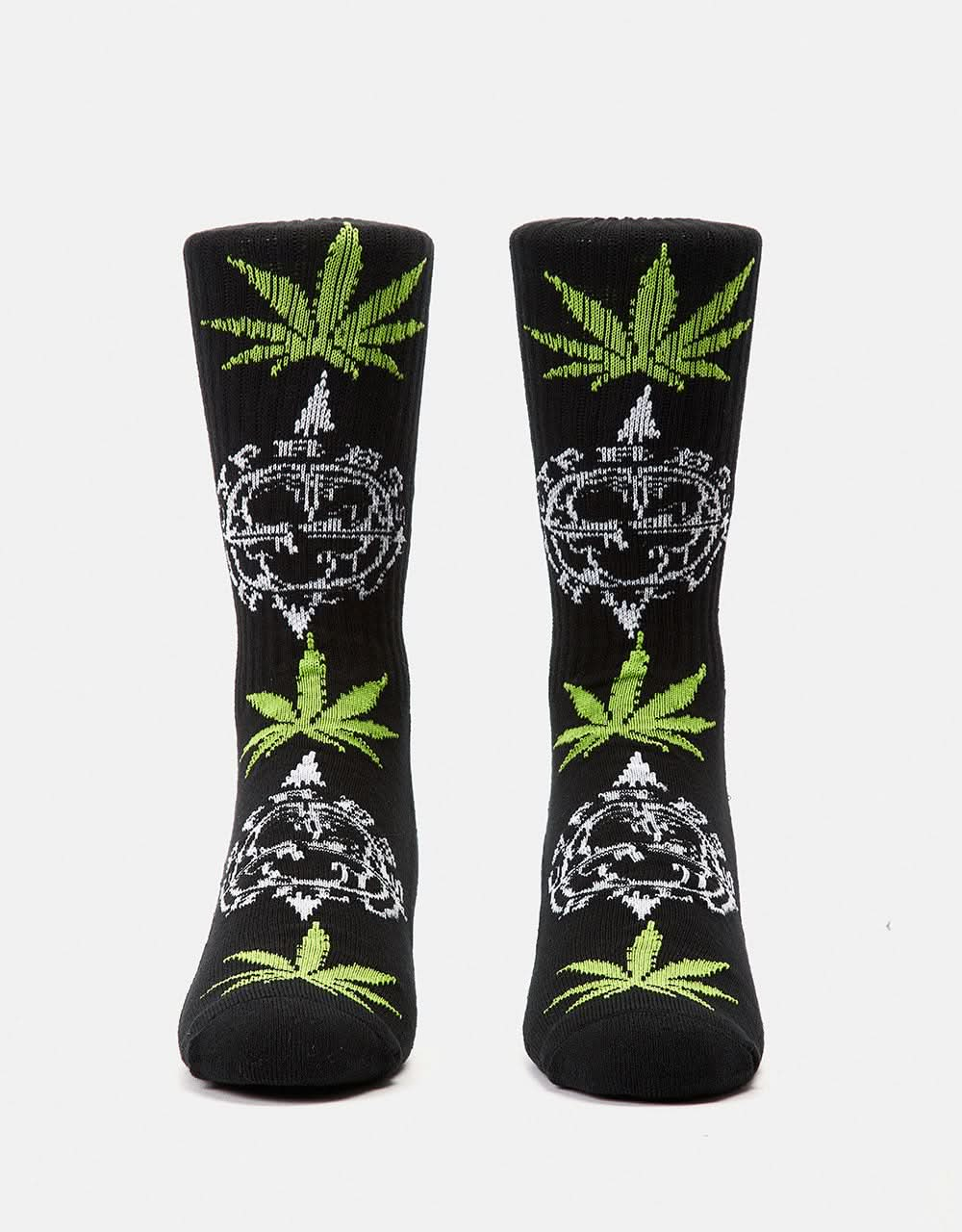 Calzini HUF x Cypress Hill Compass Plantlife - Nero