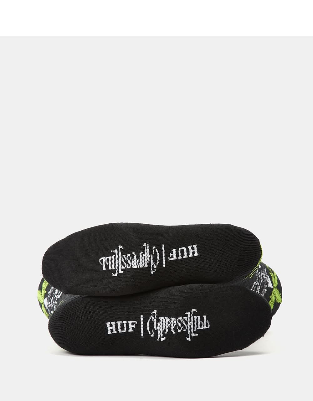 HUF x Cypress Hill Compass Plantlife Socks - Black