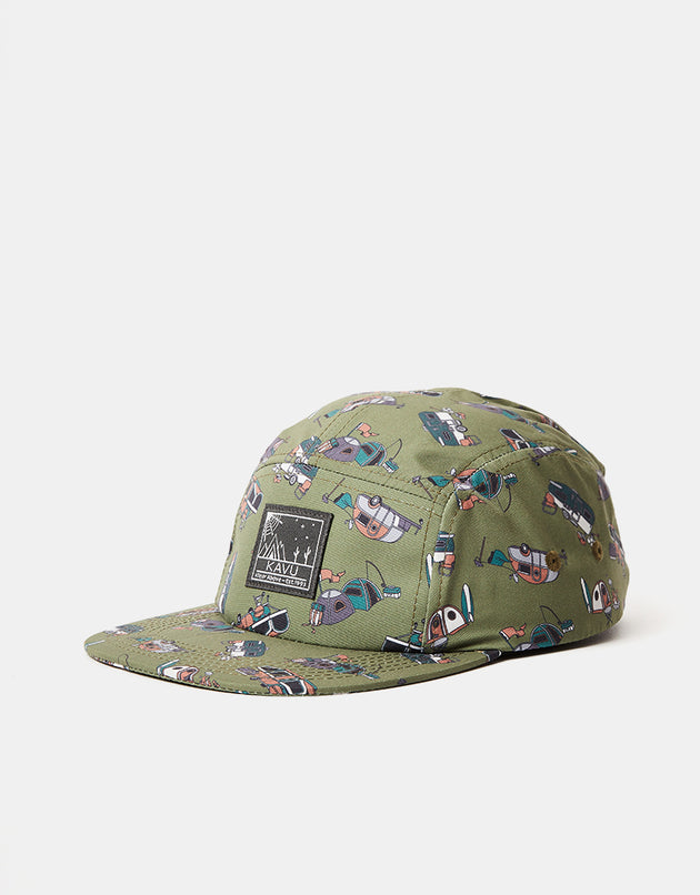 Kavu Tumbler 5 Panel Cap - Summer Camp