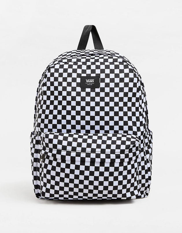 Vans Old Skool Check Rucksack – Schwarz/Weiß