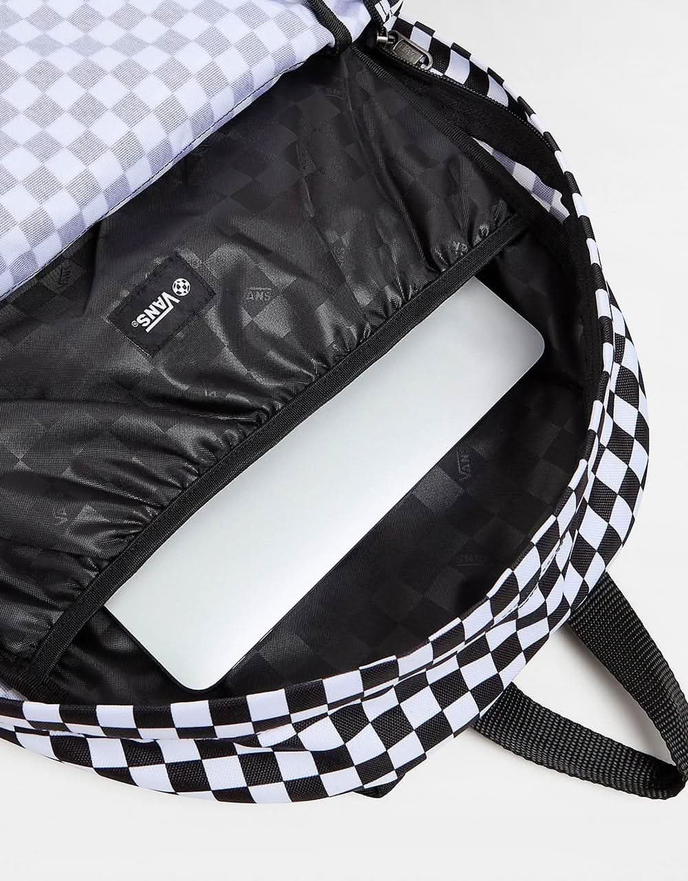 Vans Old Skool Check Backpack - Black/White