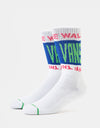 Calcetines Vans Whammy Crew - Blanco