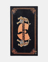 Slowtide Tiger Style Beach Towel - Black