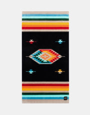 Slowtide Valen Black Beach Towel - Black