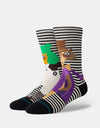 Chaussettes Stance x Willy Wonka Oompa Loompa Crew - Noir/Blanc