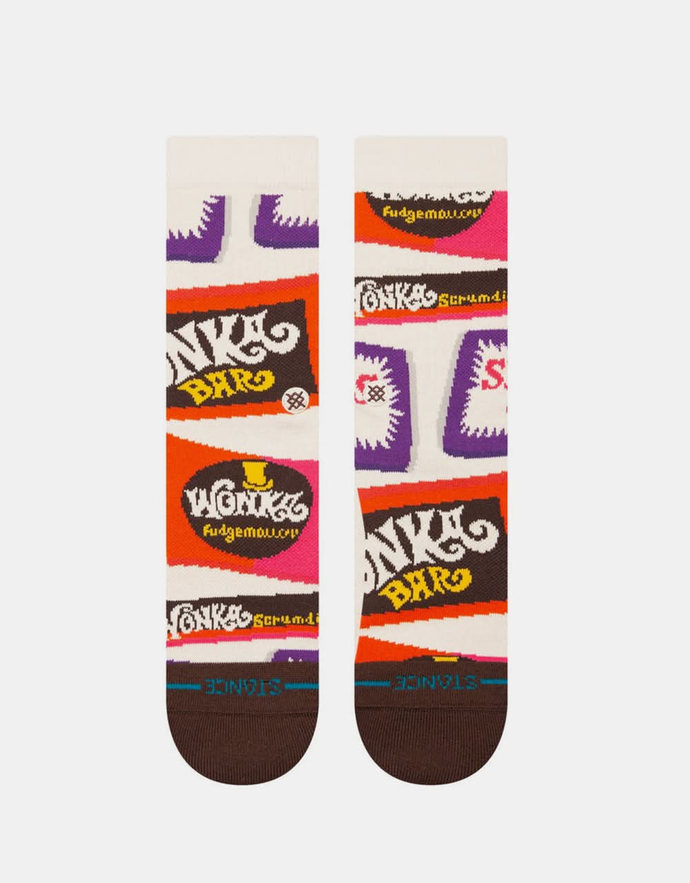 Stance x Willy Wonka Wonka Bars Crew Socks - Brown