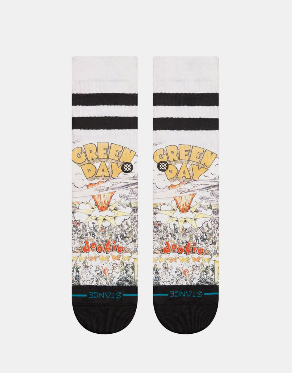 Stance x Green Day Basket Case Crew Socks - Multi