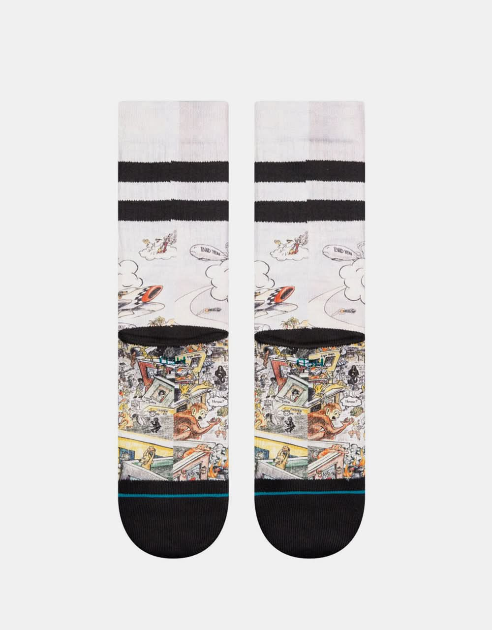 Stance x Green Day Basket Case Crew Socks - Multi