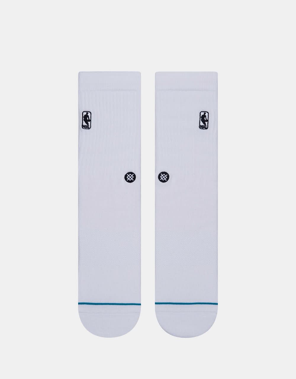 Stance x NBA Logoman Crew Socks - White