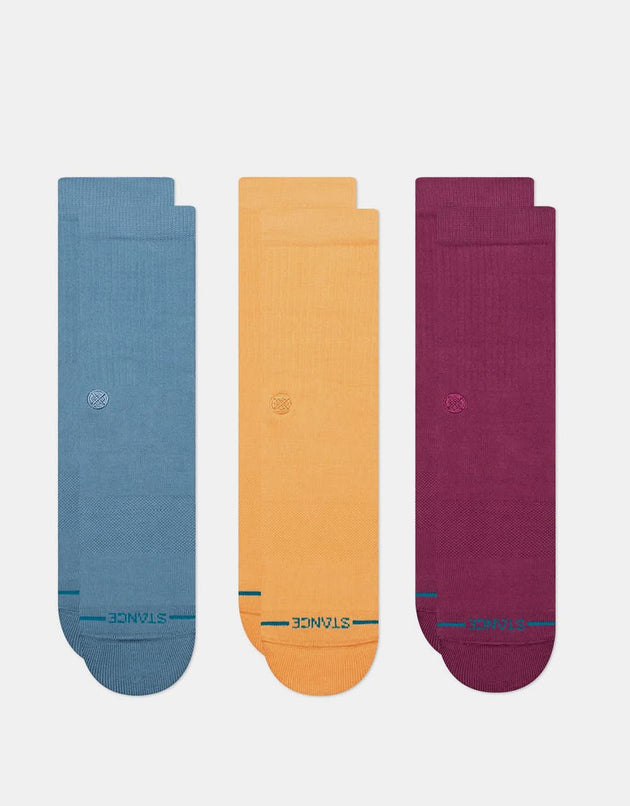 Stance Icon 3er-Pack Crew-Socken – Drache