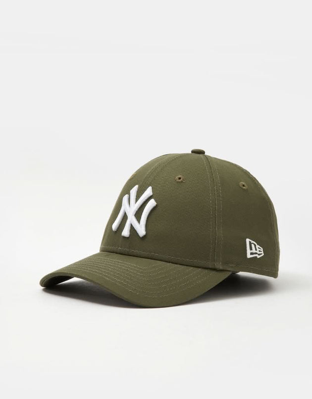 Casquette New Era 9Forty® New York Yankees Side Patch - New Olive/Blanc