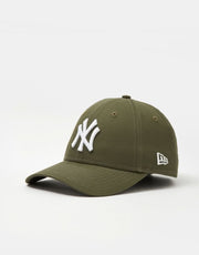 Casquette New Era 9Forty® New York Yankees Side Patch - New Olive/Blanc