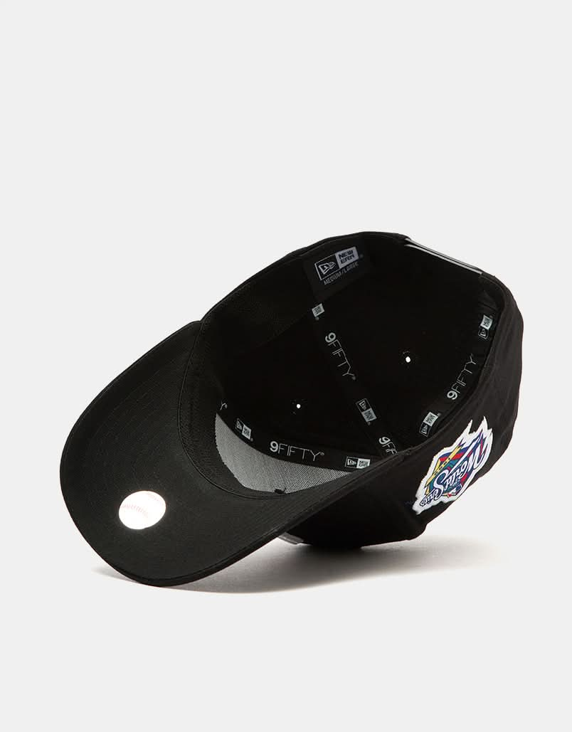 New Era 9Fifty® New York Yankees Team Colour Stretch Snapback Cap - Black/White