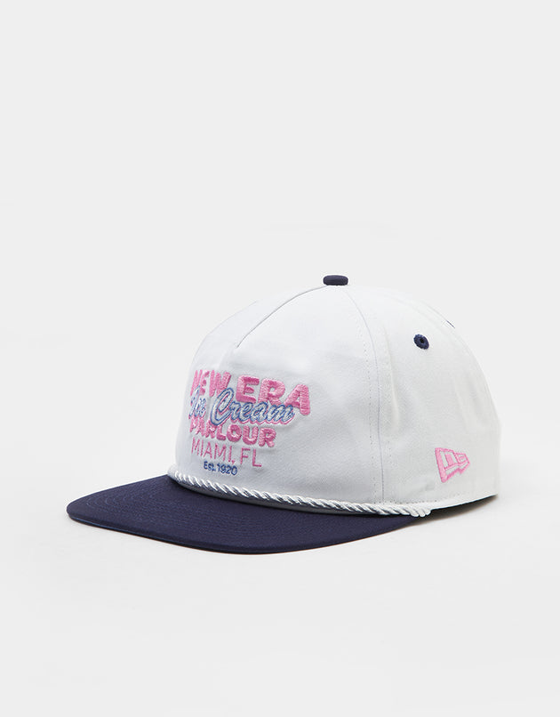 New Era Graphic Golfer Snapback Cap - White