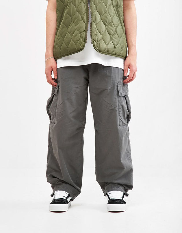 Route One Super Baggy Cargo Pant - Charcoal