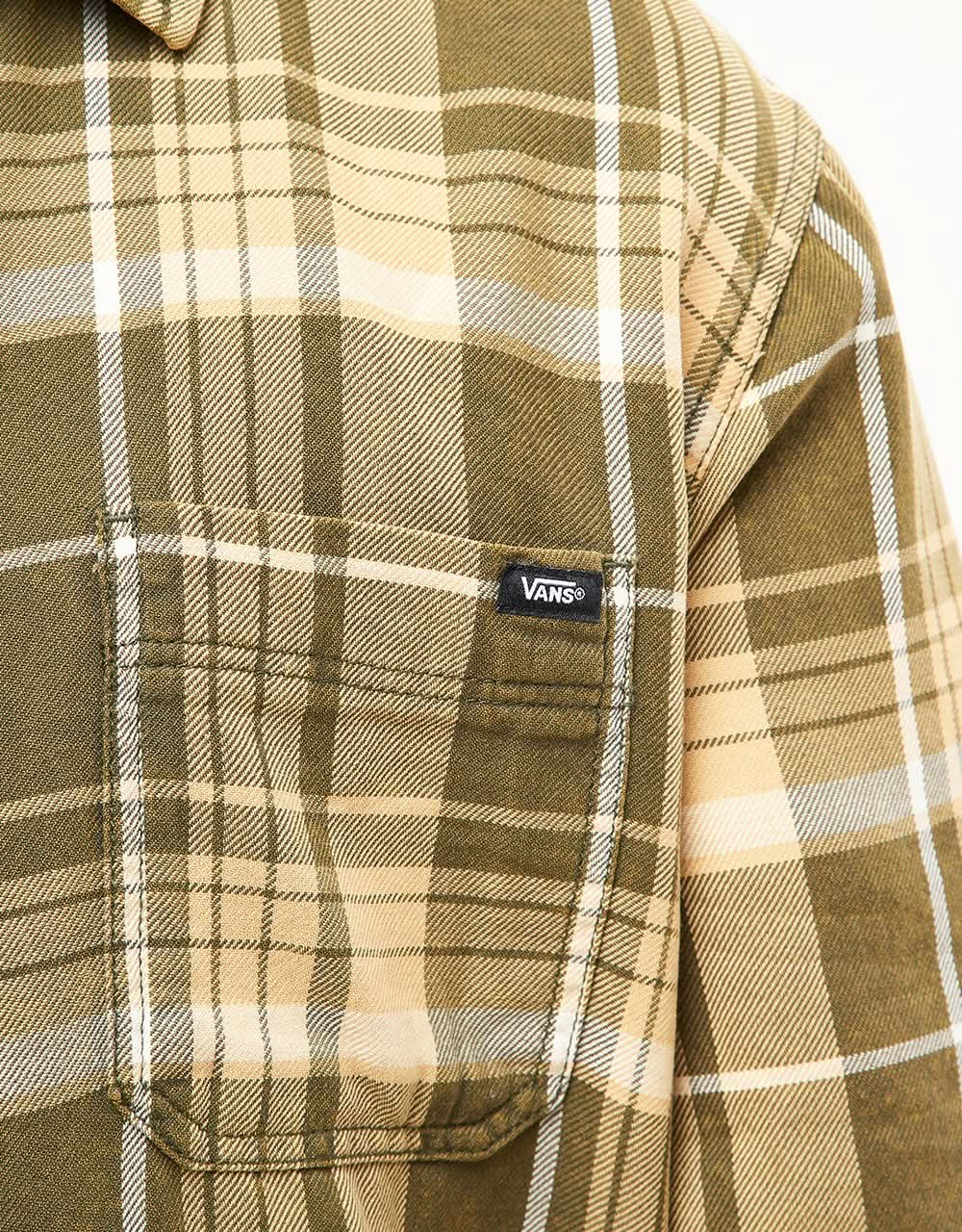 Vans Peddington L/S Shirt - Grape Leaf/Taos Taupe