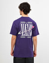 Vans T-shirt à logo annelé - Violet Indigo