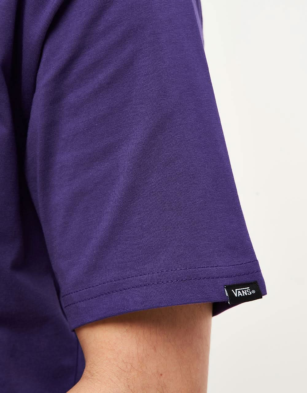 Vans T-shirt à logo annelé - Violet Indigo